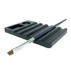 Підставка для сушіння пензлів (плоска прямокутна)/чорна