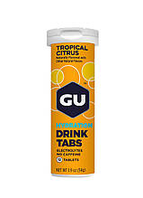 Ізотонічні таблетки GU Energy Tropical Citrus, 12 шт в тубі