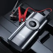 Бустер автомобільний Buture 2500A Пусковий пристірй Стартер акумуляторний 20000 мАг з компресором, фото 4