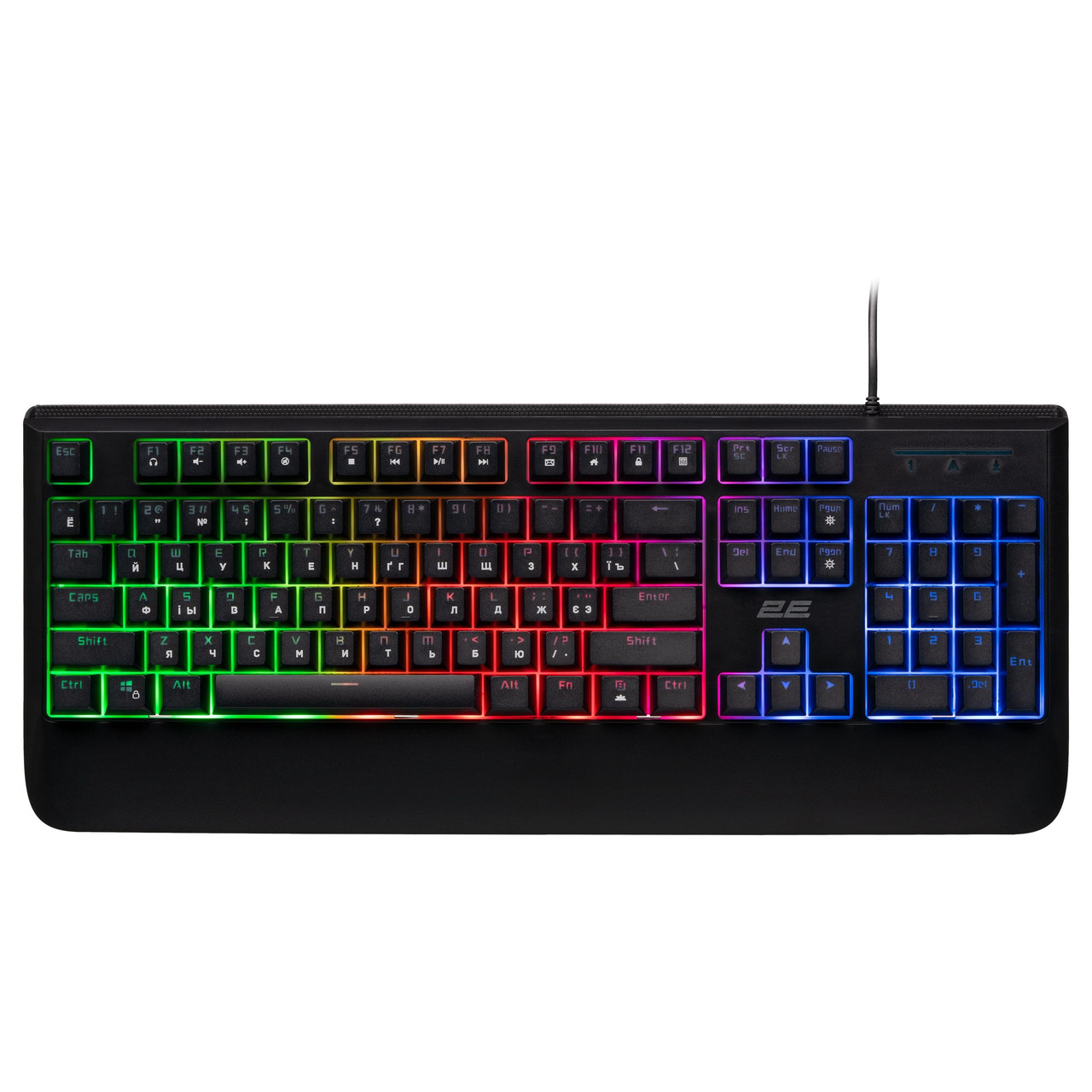 Ігрова клавіатура провідна 2E Gaming KG325 LED USB Ukr чорна