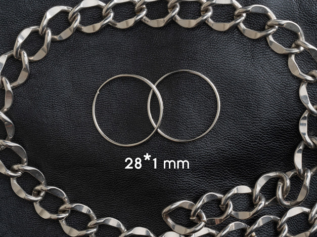 Кільце зведене для ключів. 28х1мм, фото 1