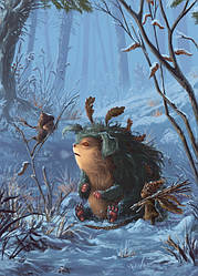 Листівка "Хуха-Моховинка"