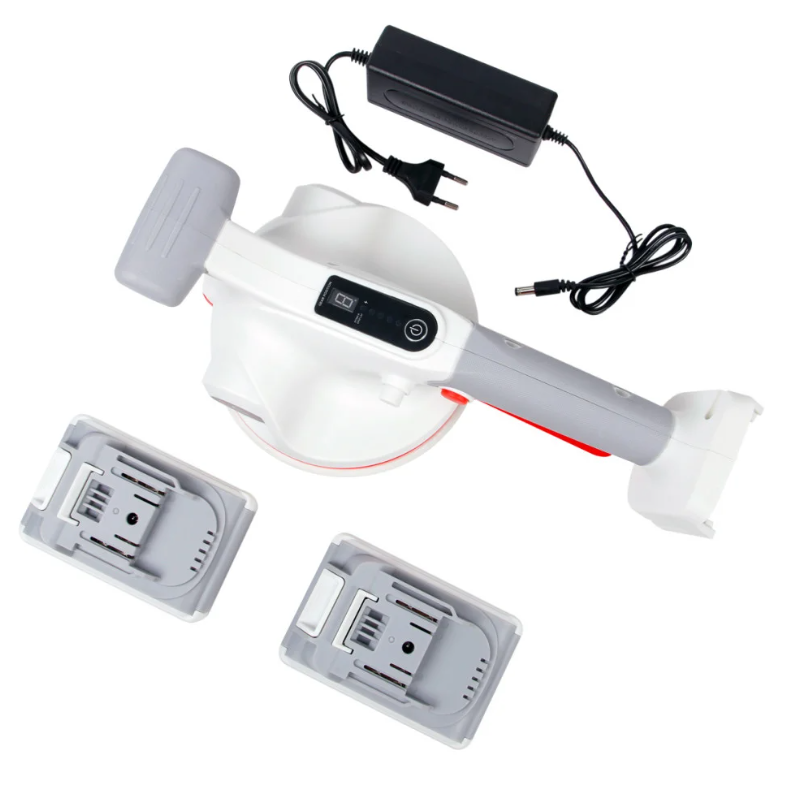 Вакуумна присоска 2-в-1 Mechanik PowerFIX Vibro, біла гума, 6 режимів до 6000 об/хв, фото 1