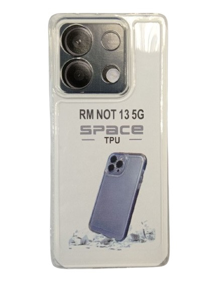 Чохол силікон "Space TPU" Xiaomi Redmi Note 13 5G Прозорий, фото 1