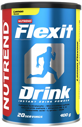 Комплекс для суглобів Nutrend Flexit Drink 400 g лимон, фото 1