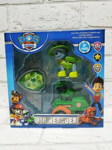 Ігровий набір Paw Patrol Щенячий патруль РВ 337 Роккі з інерційною машинкою, фото 1