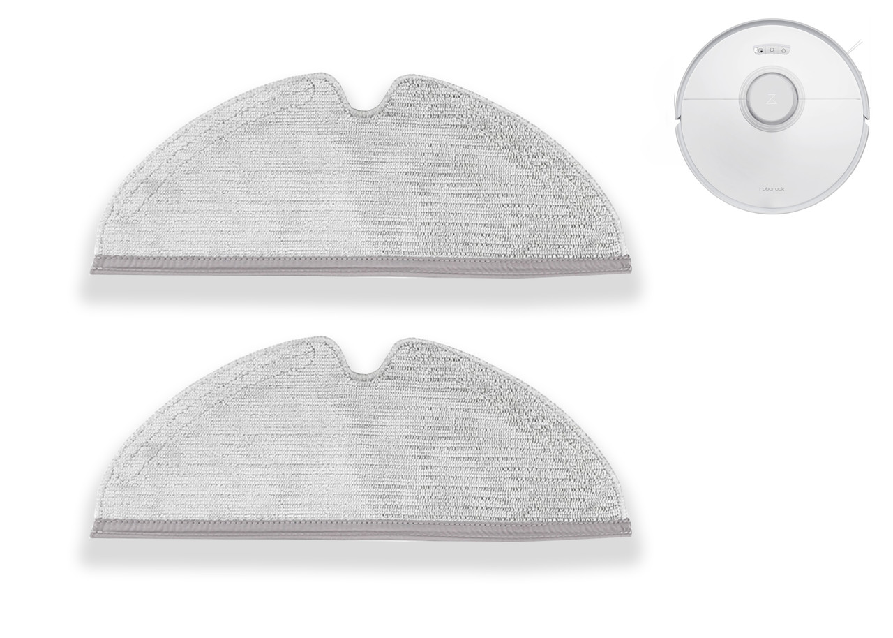 Серветка 2 шт для Roborock S5 Max,S6 Pure, S6 MaxV, S51, S50, S55, S4, Q8 Max, Q5 Pro и Q7 Max