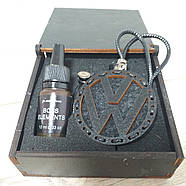 Ароматизатор в авто з дерева та повсті з логотипом Volkswagen Аромат Boss Elements (KG-12052), фото 2