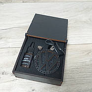 Ароматизатор в авто з дерева та повсті з логотипом Volkswagen Аромат Boss Elements (KG-12052), фото 3