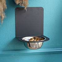 Столик з мисками для собак та кішок