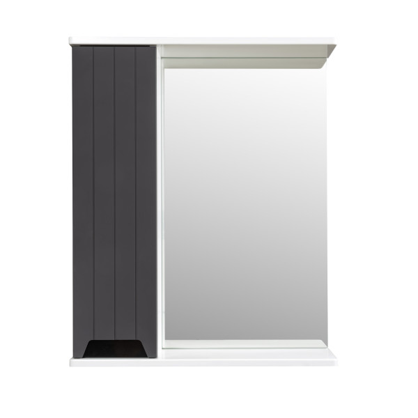 Дзеркало настінне з шафкою Brut 60 L ліве з підсвічуванням