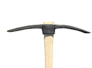 Кирка двостороння Rubin з дерев'яною ручкою