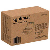 Скринька кейс органайзер для прикрас біжутерії Чорна, фото 10