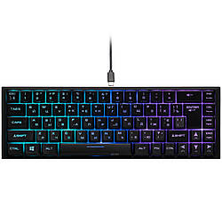 Клавіатура геймерська провідна 2E Gaming KG350 RGB USB Ukr чорна
