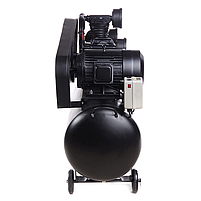 Компресор трьохциліндровий пасовий OFBD-200X 8Бар 7.5кВт 1050л/хв 200л 380В (2 крана) + Олива 1л APRO, фото 6