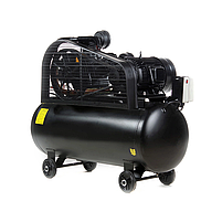 Компресор трьохциліндровий пасовий OFBD-200X 8Бар 7.5кВт 1050л/хв 200л 380В (2 крана) + Олива 1л APRO, фото 7