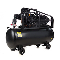 Компресор трьохциліндровий пасовий OFBD-200X 8Бар 7.5кВт 1050л/хв 200л 380В (2 крана) + Олива 1л APRO, фото 8