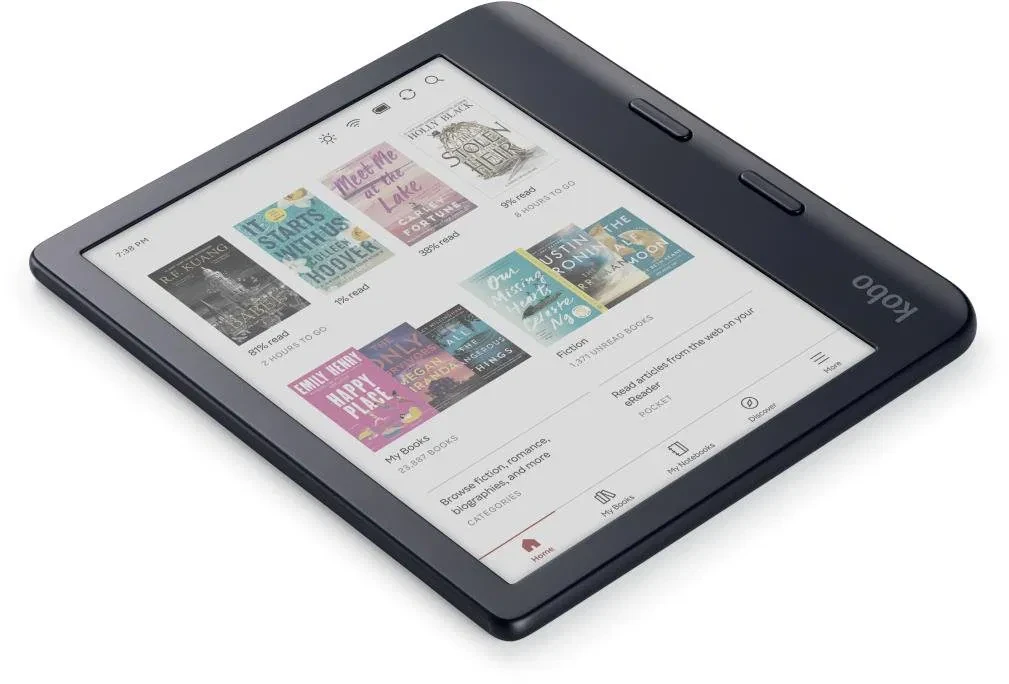 Електронна книга Kobo Libra Colour Black, фото 1