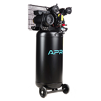 Компресор двоциліндровий пасовий вертикальний OFBD-100V 8Бар 2.2кВт 402л/хв 100л (2 крана) + Олива 0,5л APRO, фото 2
