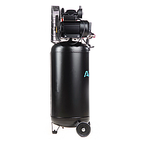 Компресор двоциліндровий пасовий вертикальний OFBD-100V 8Бар 2.2кВт 402л/хв 100л (2 крана) + Олива 0,5л APRO, фото 3