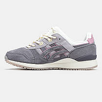 Жіночі Кросівки Asics Gel-Lyte 3 Low Grey Pink / Асікс Гел-Лайт 3 Низькі Сірі з Рожевим, фото 4