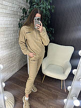 Теплий жіночий костюм, тканина "Фліс" 46/48, 48/50, 50/52, 54/56 розмір 46/48, фото 4
