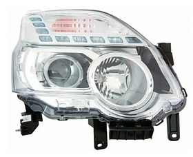 Фара права Nissan X-Trail T31 10-14 TYC ел.,+кор.,+патрон,D2S/H1/WY21W/W5W*2