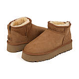 Жіночі уггі на платформі UGG W Classic Ultra Mini Platform Che (Розміри 37,38,39,40), фото 2