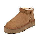 Жіночі уггі на платформі UGG W Classic Ultra Mini Platform Che (Розміри 37,38,39,40), фото 4