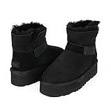 Уггі жіночі на платформі UGG Neumel Platform Black, фото 4