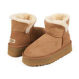 Замшеві жіночі уггі на платформі UGG Australia, фото 2