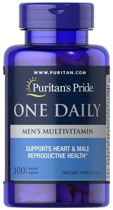 Вітаміни для чоловіків Puritan's Pride One Daily men's Multivitamin 100 таб