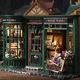 3D Румбокс «Гаррі Поттер» Магазин магії Dollhouse + Пилозахисний купол, фото 4