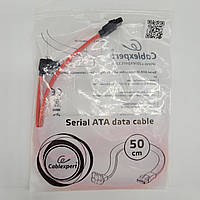Кабель для передачі даних з кутовим роз'ємом SATA III 0.5m Cablexpert (CC-SATAM-DATA90)