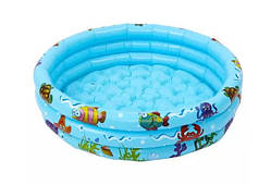 Басейн дитячий Kruzzel 20932 надувний з м'яким дном для дітей W_2439