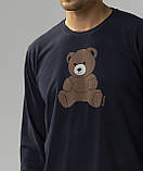 Піжама чоловіча з мішкою ATLANTIC NMP-377 M, фото 2