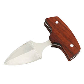 Тичковий ніж RIAS A697 з Чохлом 9см Brown (7_01233)