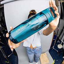 Пляшка для води з фільтром LifeStraw Go Filter Bottle, 650 мл (Laguna Teal), фото 2