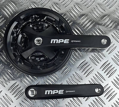 Шатун на велосипед PROWHEEL MPE-301 під квадрат 170мм 22-32-42Т з захистом чорний