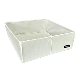 Велика коробочка для пелюшок та дитячих речей без комірок 30*30*10 см (білий)