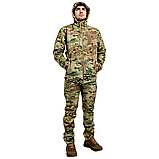 Куртка тактична Tactic Softshell водозахисна софтшел Tactic Softshell 505SQUARE в кльорі мультикам, фото 5