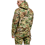 Куртка тактична Tactic Softshell водозахисна софтшел Tactic Softshell 505SQUARE в кльорі мультикам, фото 3