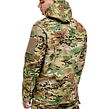 Куртка тактична Tactic Softshell водозахисна софтшел Tactic Softshell 505SQUARE в кльорі мультикам, фото 2