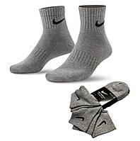 Шкарпетки середні Nike Everyday Lightweight SX7677-964 сірі