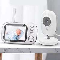 Відеоняня з дисплеєм камера і аудіо зв'язок ABM600 Відеодзвінок для мами і дітей для спостереження Білий