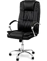 Стілець комп'ютерний Директ екошкіра колір чорний ТМ Мікс Меблі