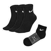 Шкарпетки середні Nike Everyday Cushion Ankle чорні SX7667-010