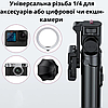 Штатив монопод для телефона високий Bluetooth телескопічний з пультом боютуз селфі трипод до 160 см Ulanzi, фото 8