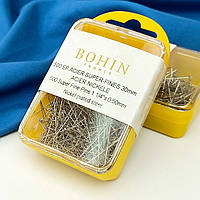 Булавки цвяшки кравецькі BOHIN 0,5 х 30 мм ( 500 шт.), тонк