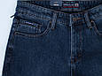 Джинси чоловічі класичні утеплені Dsqatard темно-синього кольору, фото 4